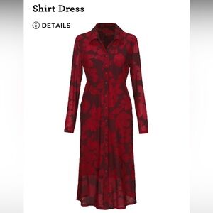 Cabi Mesh Shirt Dress